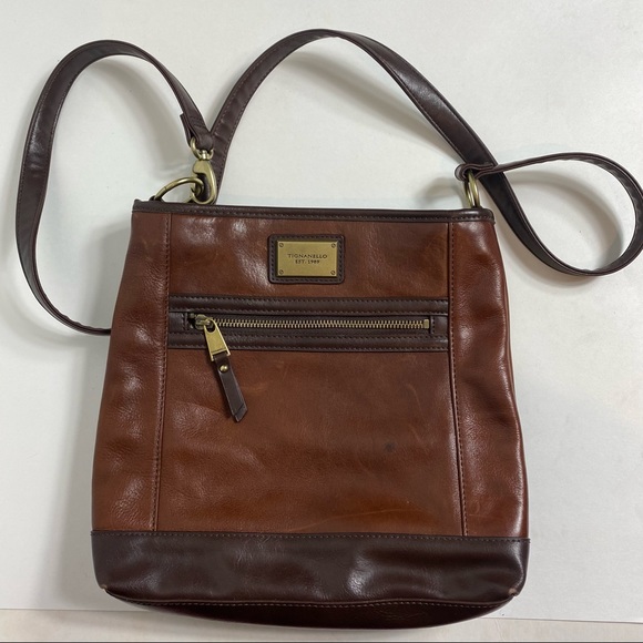 Tignanello Handbags - Tignanello Crossbody Handbag Purse Convertible Organizer Travel Bag RFID Protect